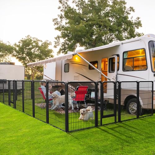 8 Panels Metal Dog Playpen Z80500