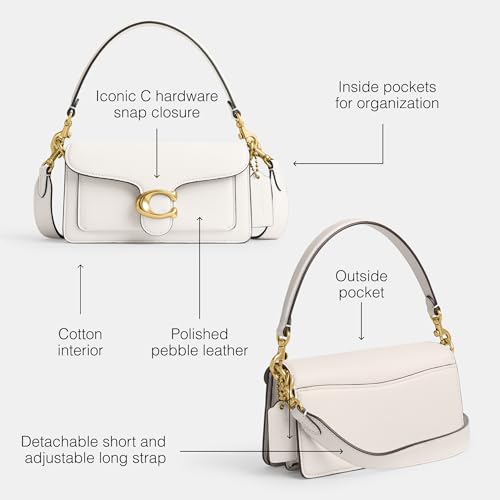Polished Pebble Leather Tabby Shoulder Bag 20 Q47948