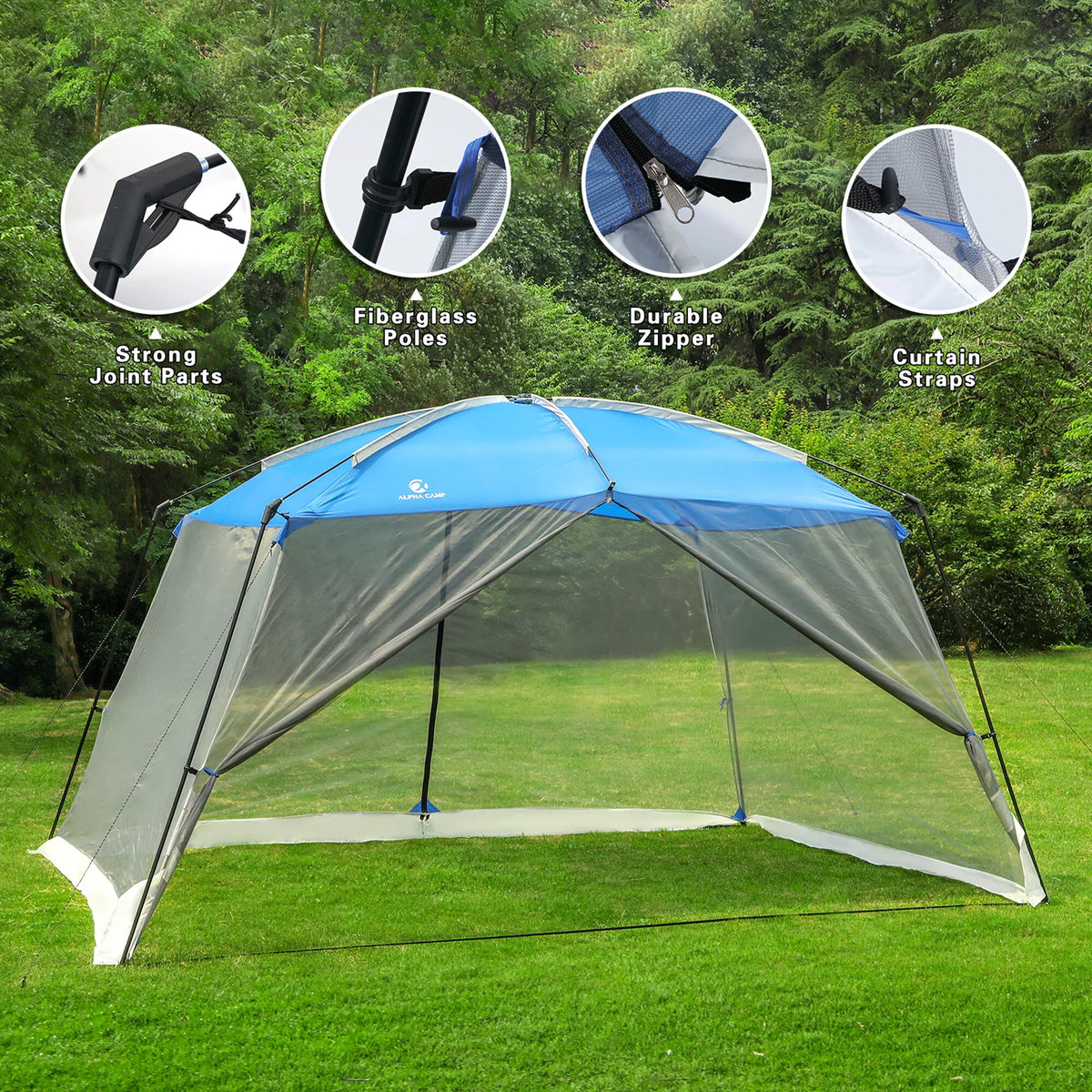 13' x 9' Blue Screen House Canopy Q6377