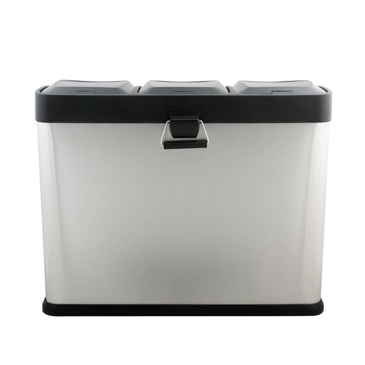 45 Liter 3 Compartment Stainless Recycle Bin O70272