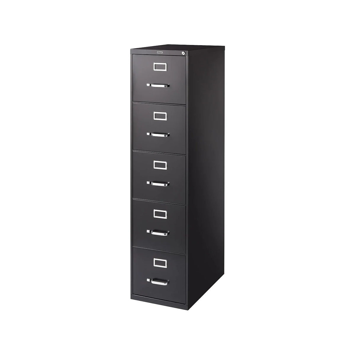 Black 5 Drawer Letter Vertical File Cabinet Z597497