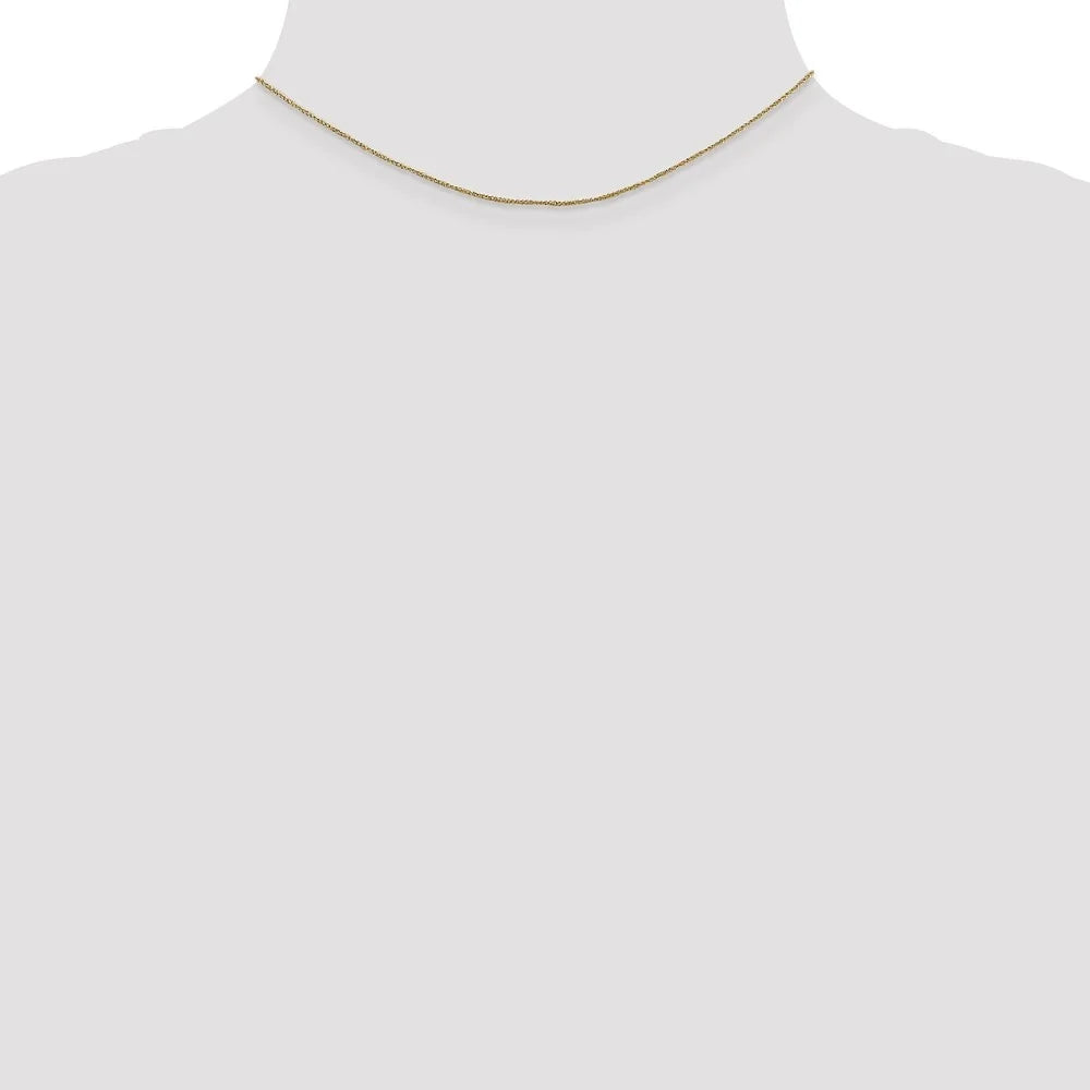 14k Yellow Gold Ropa Chain Necklace 14inch Z531609