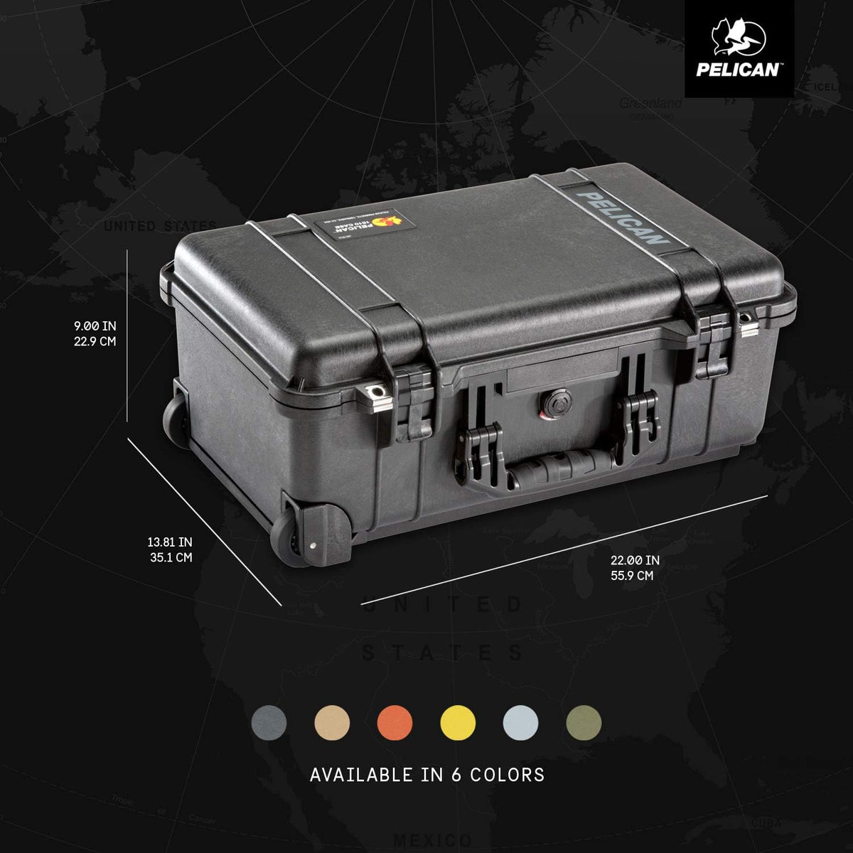 Black Padded Dividers Case H9814
