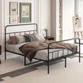 Metal Platform Bed Frame with Headboard Full Size Y67901