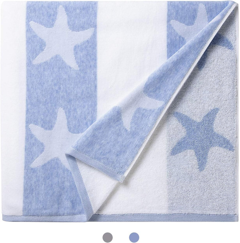 3 Pack 35 x 70 Inch Cotton Velour Beach Towel J21417