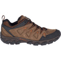 Men's Pulsate Leather Shoes, Size 12, Dark Earth I95607