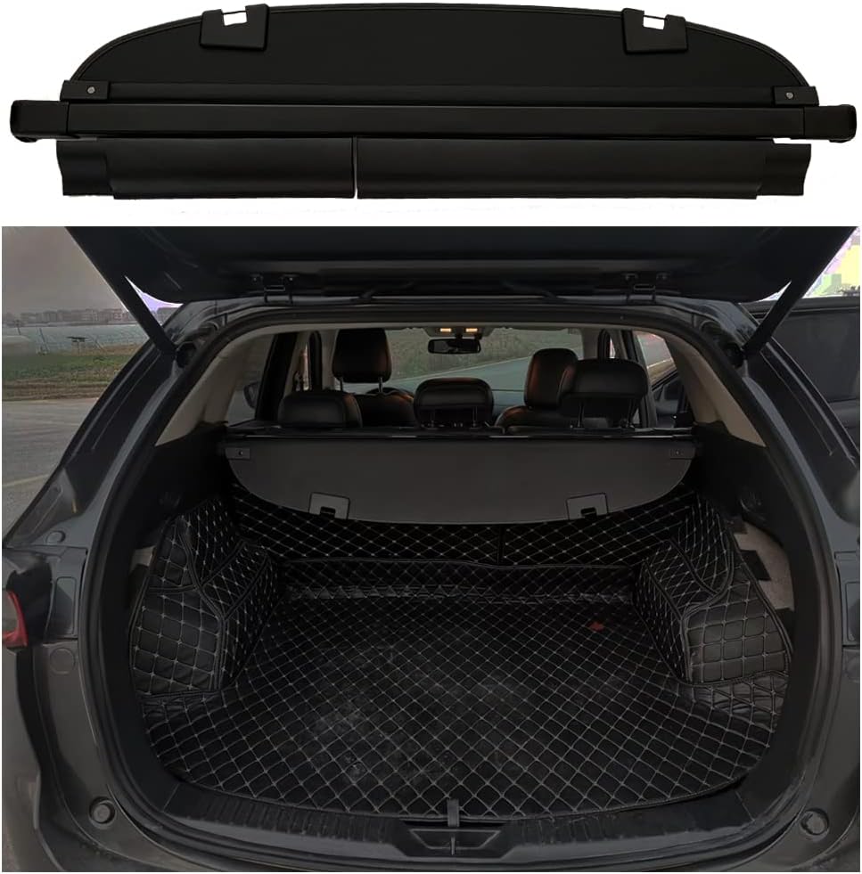 Black Retractable SUV Cargo Cover Pack of 2 C285