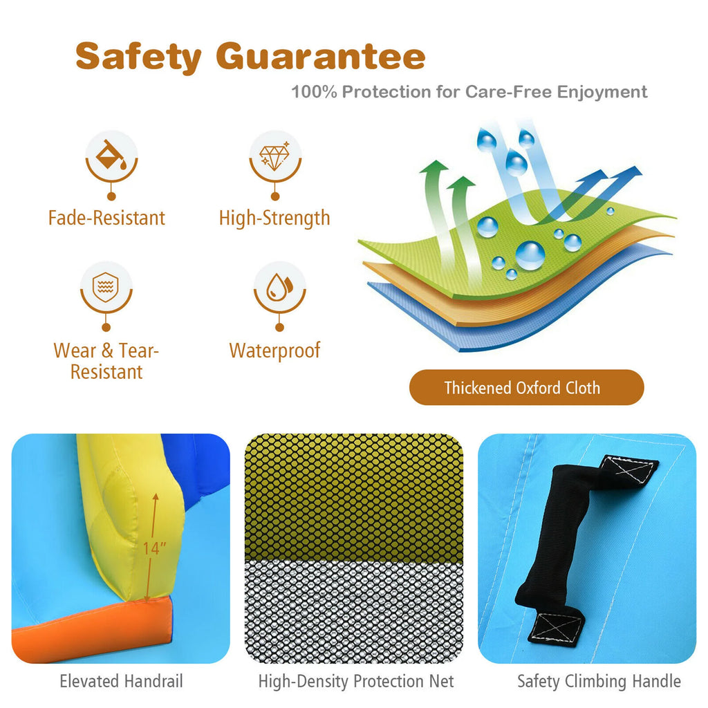 Inflatable Water Slide Bounce House Climbing Wall N7072