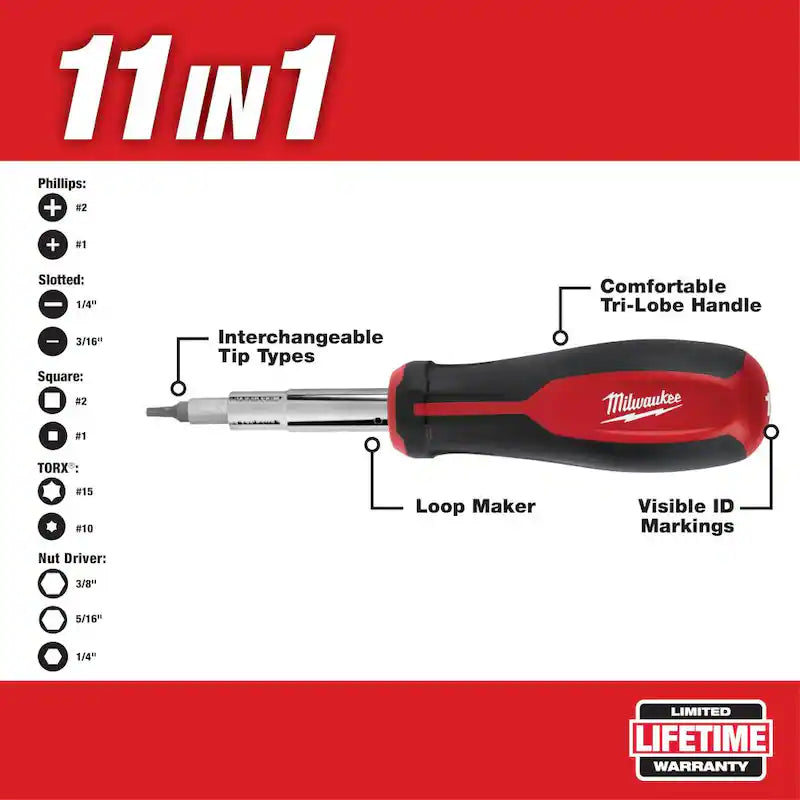 25 ft. Tape Measure and 11-in-1 Screwdriver Y64280