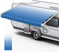 Waterproof RV Awning Fabric Replacement 12' Blue Fade L9222