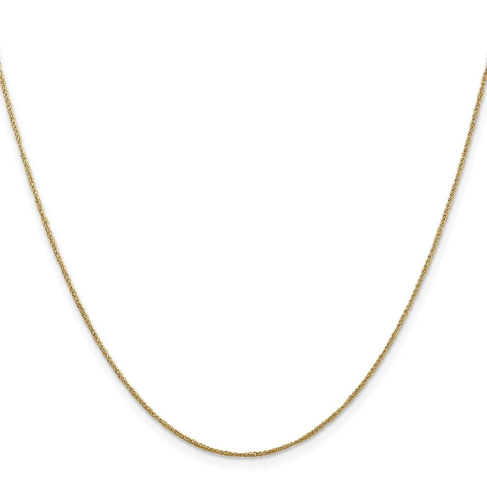 14k Yellow Gold Ropa Chain Necklace 14inch Z531609