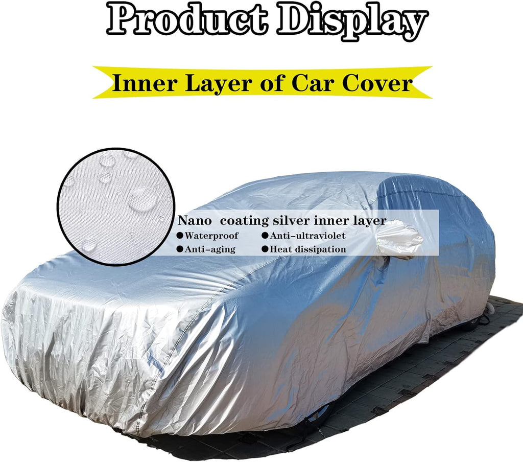 Red Oxford Full Car Cover for Sedan R6180