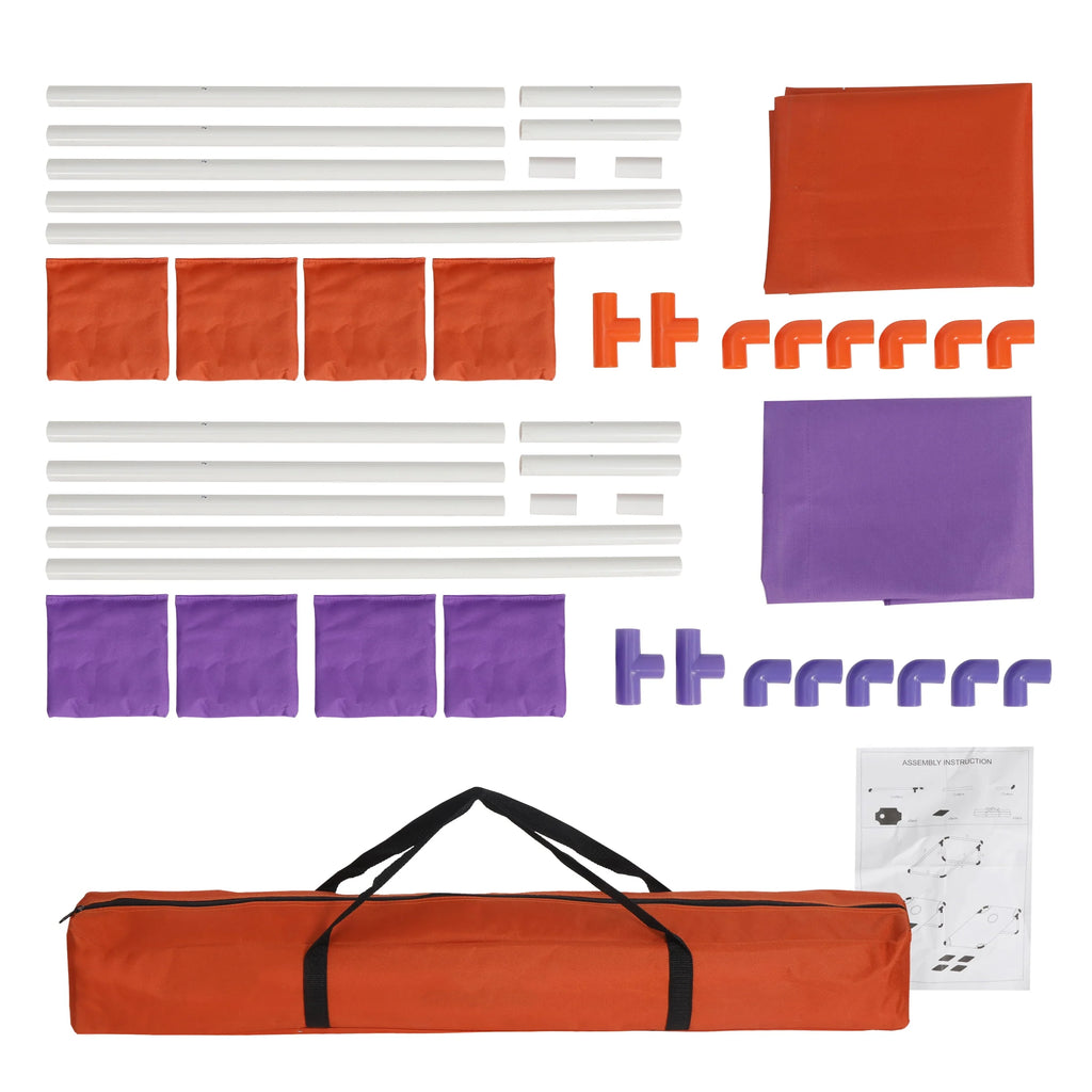 Portable PVC Cornhole Game Set with Case G919403