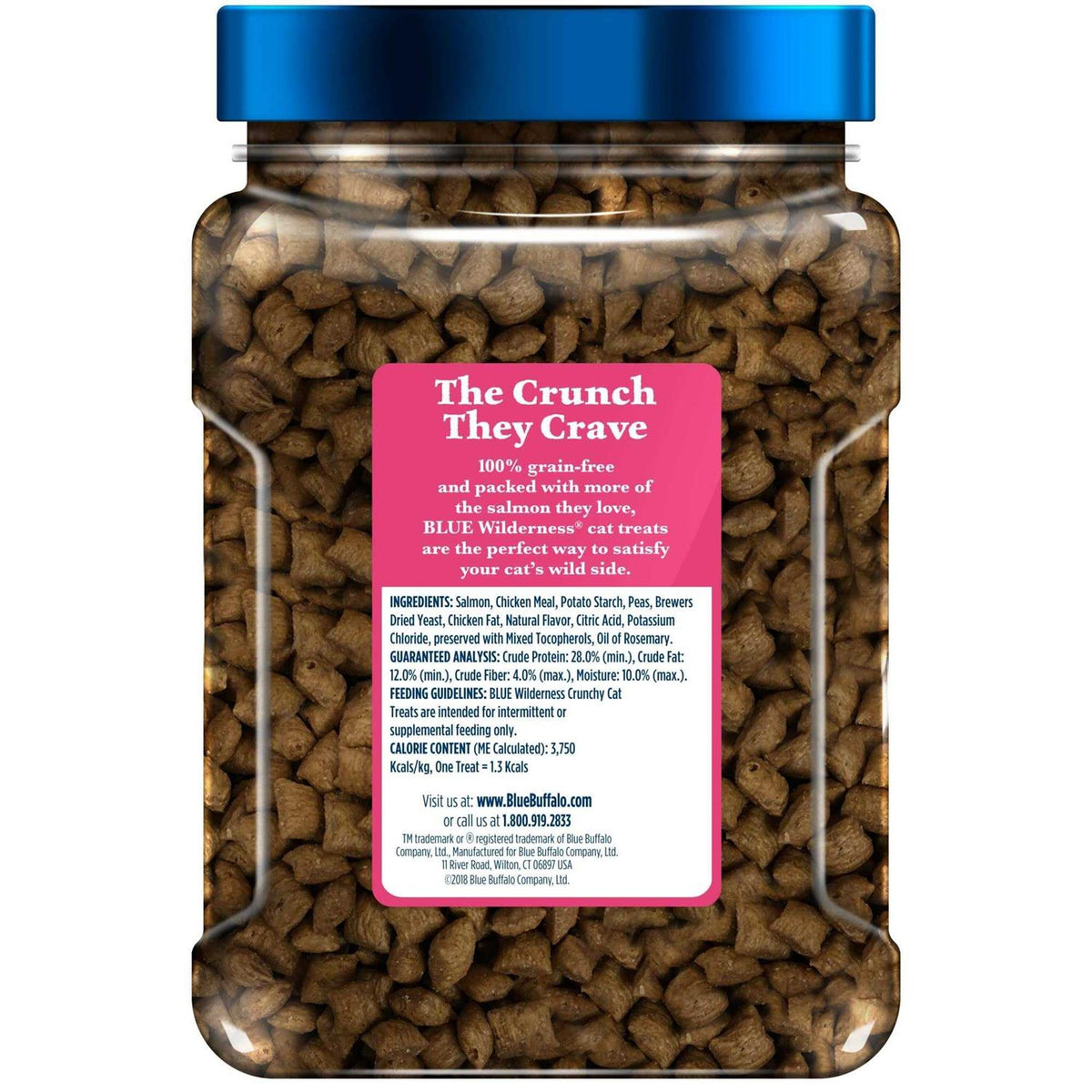 Blue Buffalo Wilderness Crunchy Cat Treats K8658