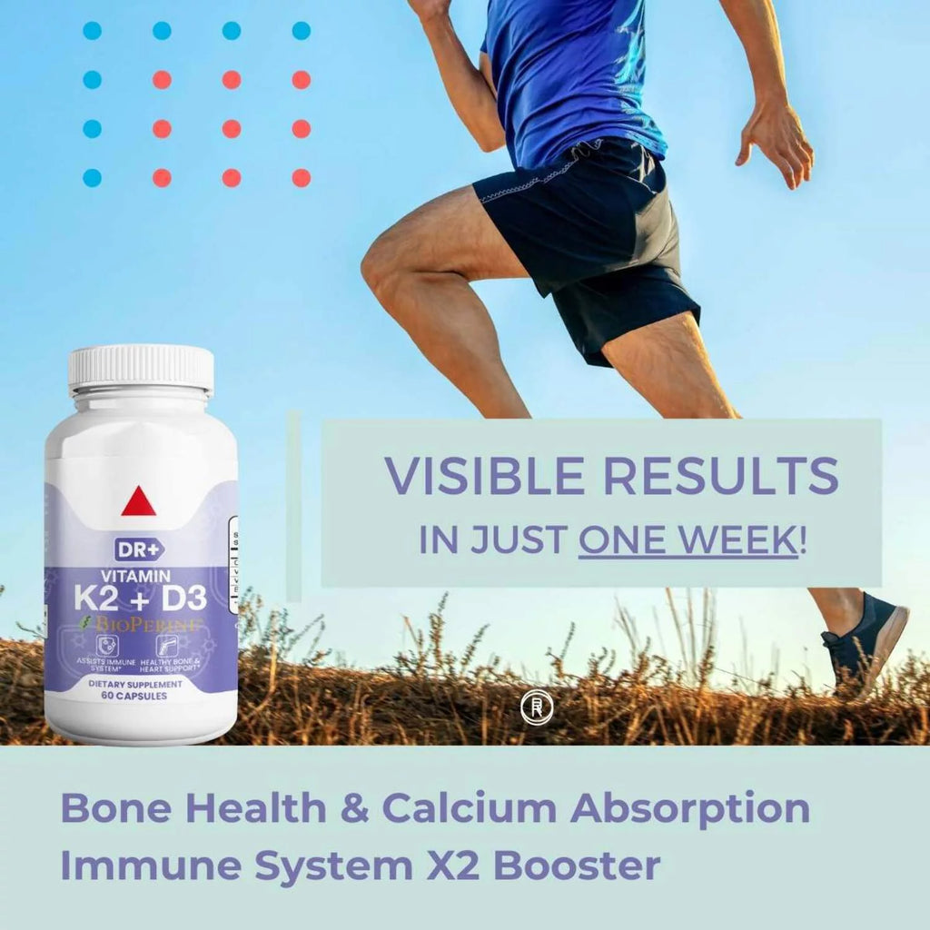 Vitamin K2 MK7 with D3 5000 IU Supplement 2-Pack D141