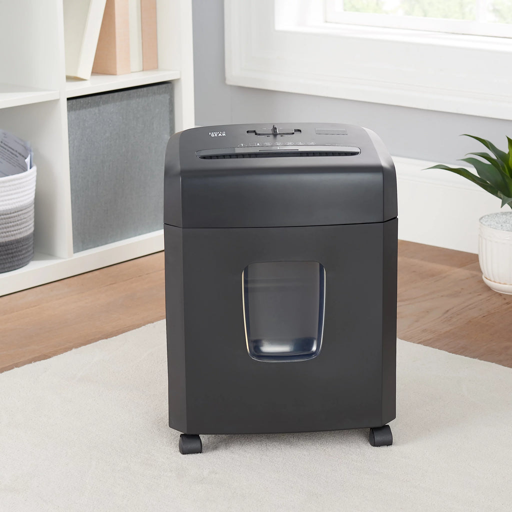 10-Sheet Cross-cut Paper Shredder with 4 Gallon Bin M665657