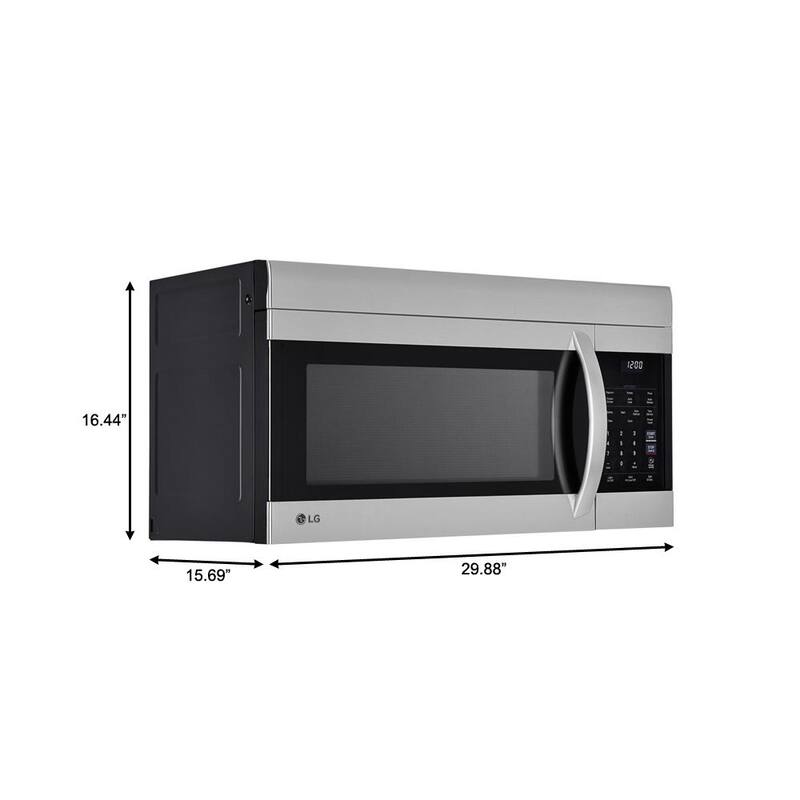 1.7 cu. ft. Stainless Steel Over-the-Range Microwave Oven T462