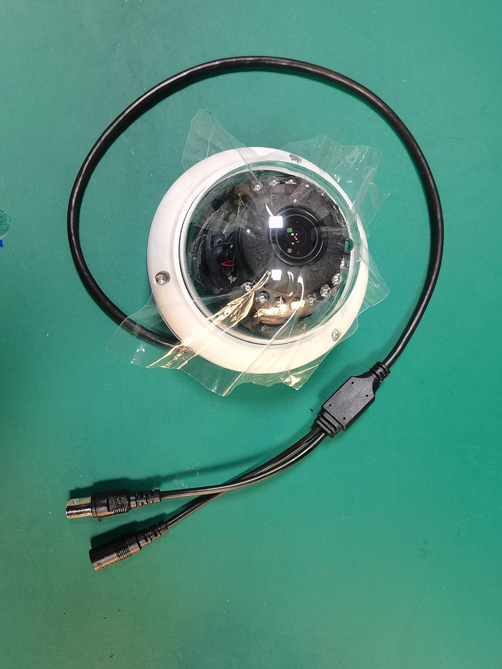 1080P 2MP 180 Degree Wired Coax Fisheye Dome Camera Z403