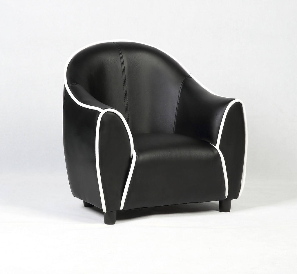 Black Kids Sofa Armrest Chair Couch C762125