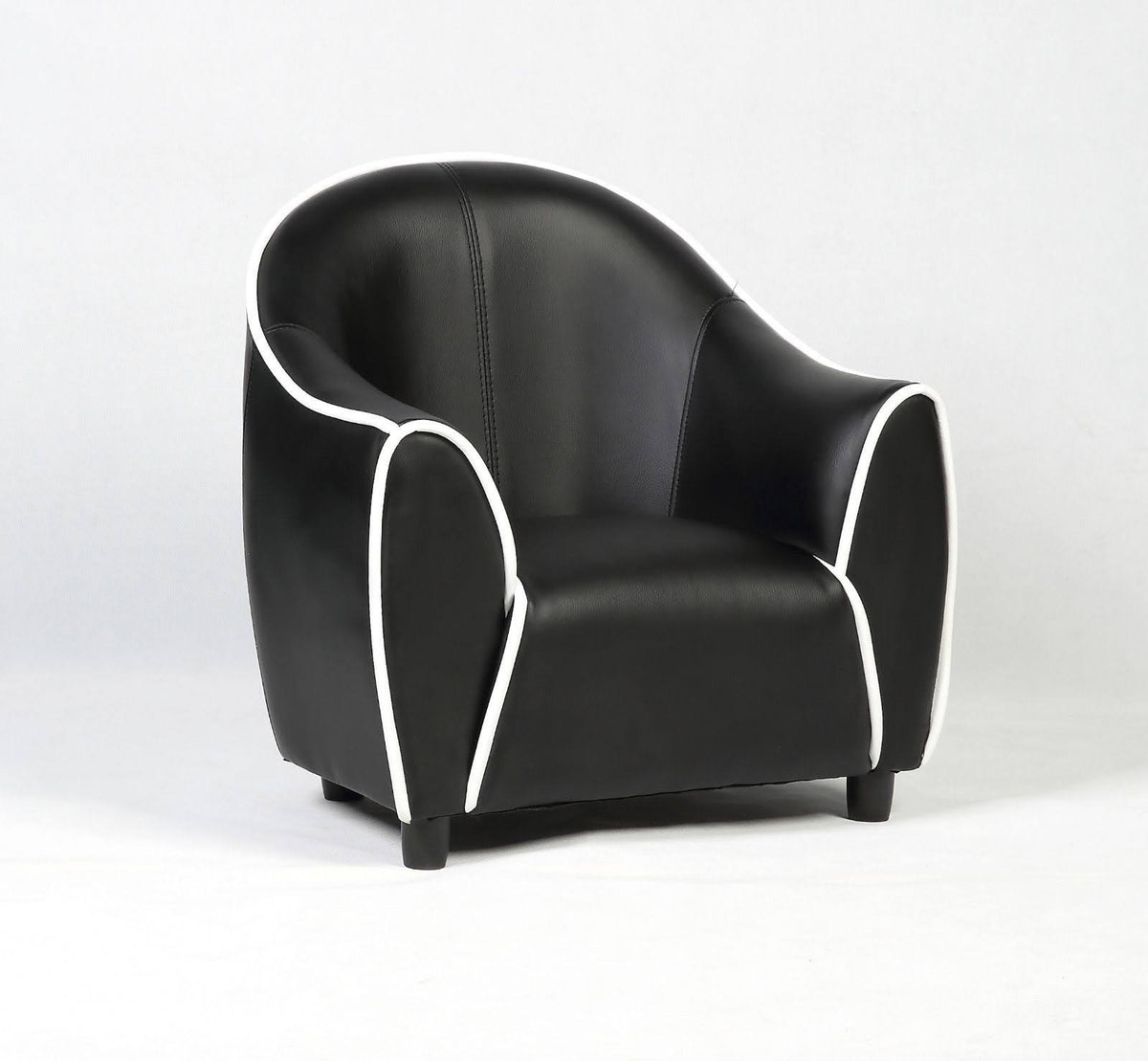Black Kids Sofa Armrest Chair Couch C762125