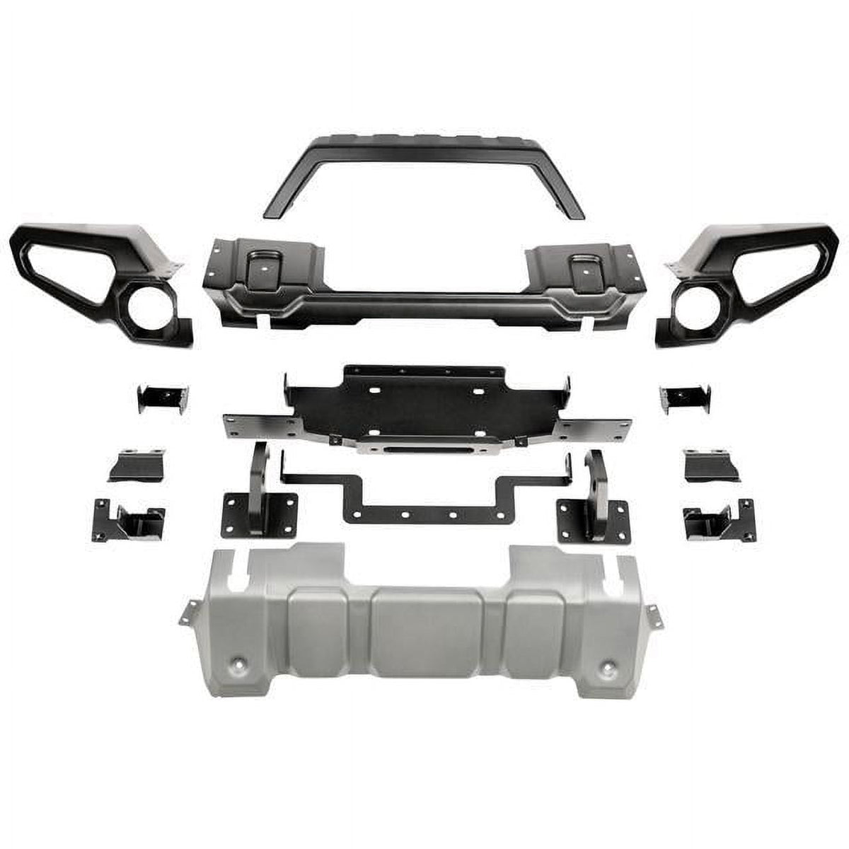Venator Front Bumper with Overrider and Winch Tray I11770