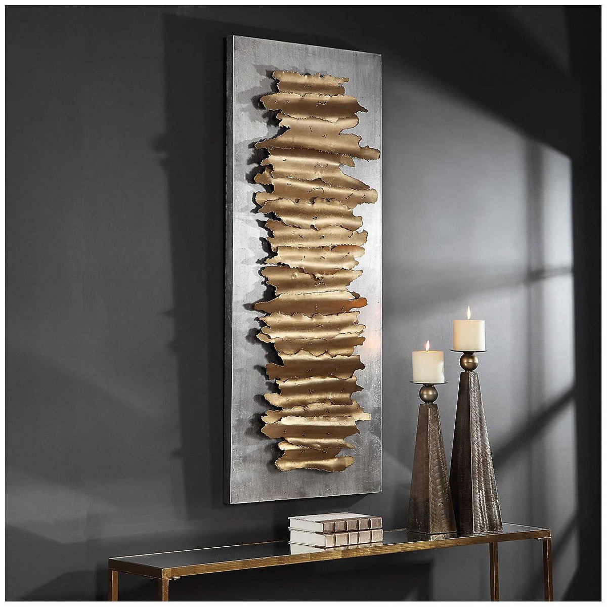 Gold Metal Wall Decor H8494