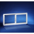 Double Slider Basement Window 32 x 18 in Vinyl R426043