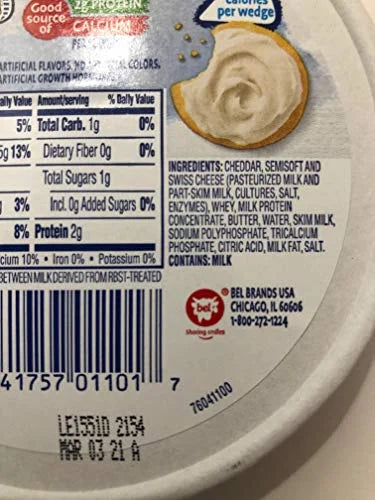 Spreadable Cheese Wedge Variety Pack D659137