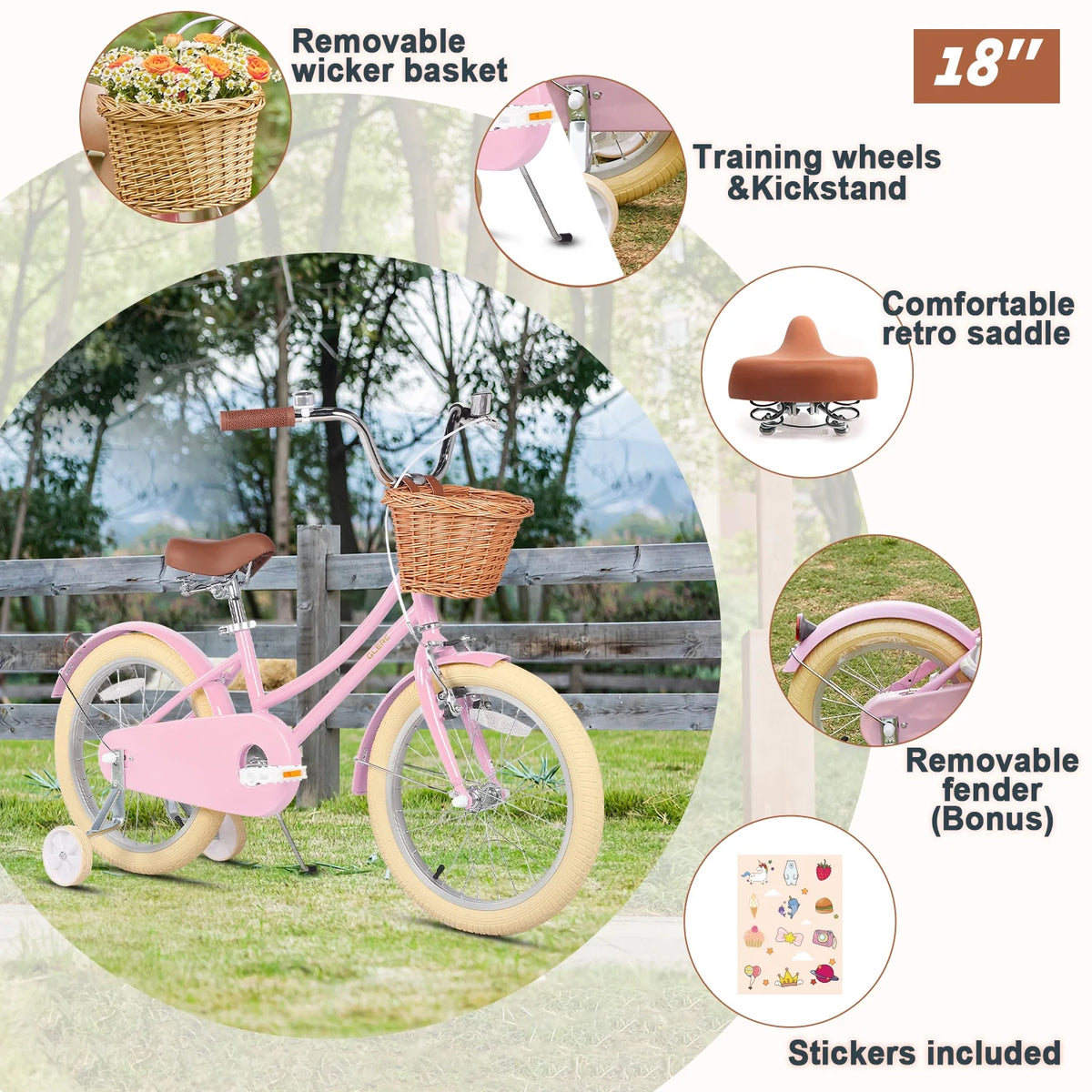 18 inch Kids Bike D299