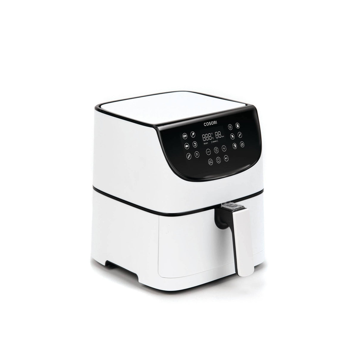 3.7 qt Air Fryer and Skewer Rack Set White D8325