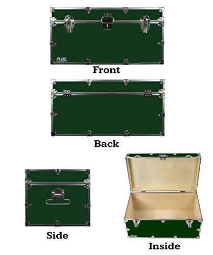 Dark Green Footlocker Trunk T2193