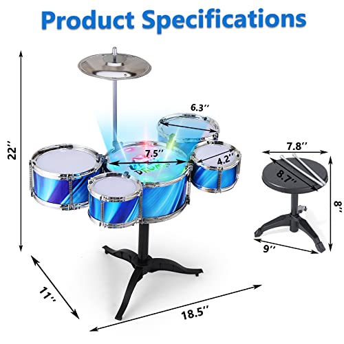 15-Piece Kids Drum Set G291