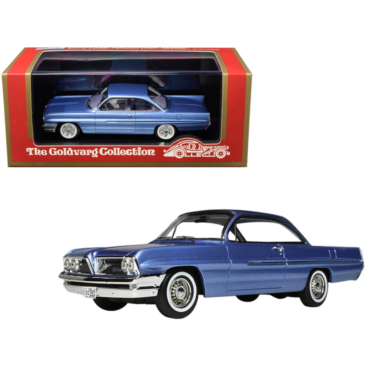 1/43 Blue Metallic Model Car N6861