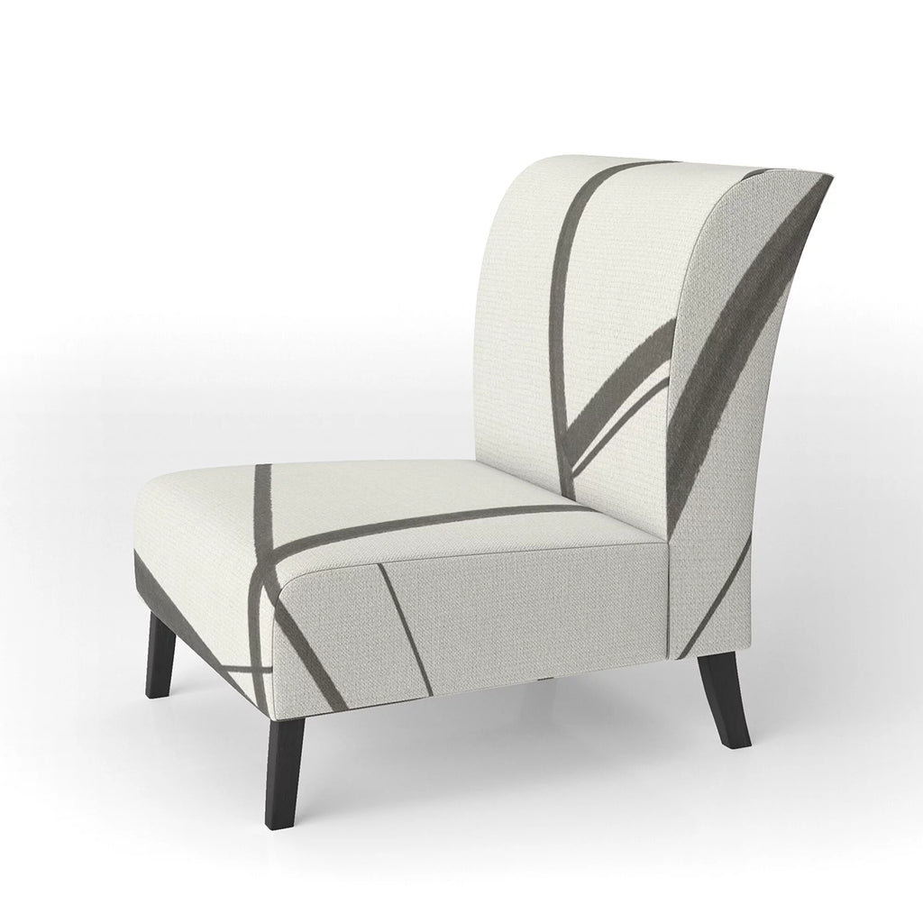 Black And White Upholstered Accent Chair G95169