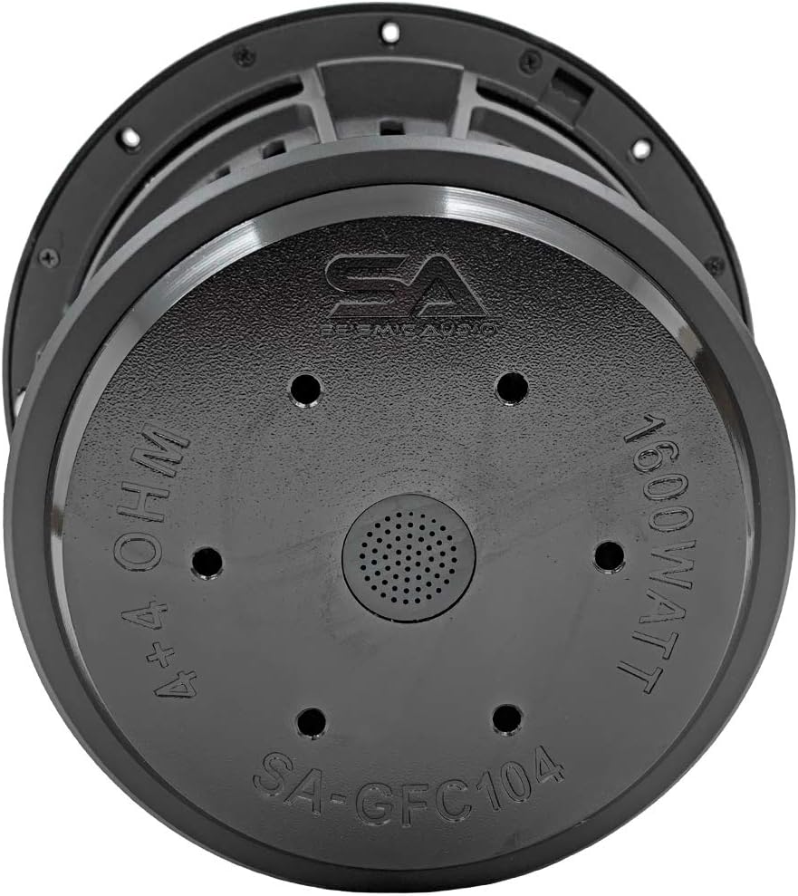 10 Inch 1600 Watt Dual 4 Ohm Car Audio Subwoofer S492