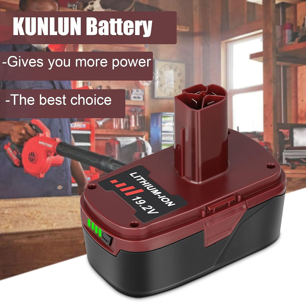 2 Pack 6.5Ah 19.2V Lithium ion Battery Replacement L818286
