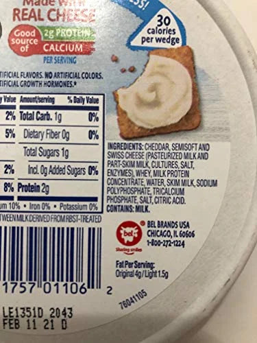 Spreadable Cheese Wedge Variety Pack D659137