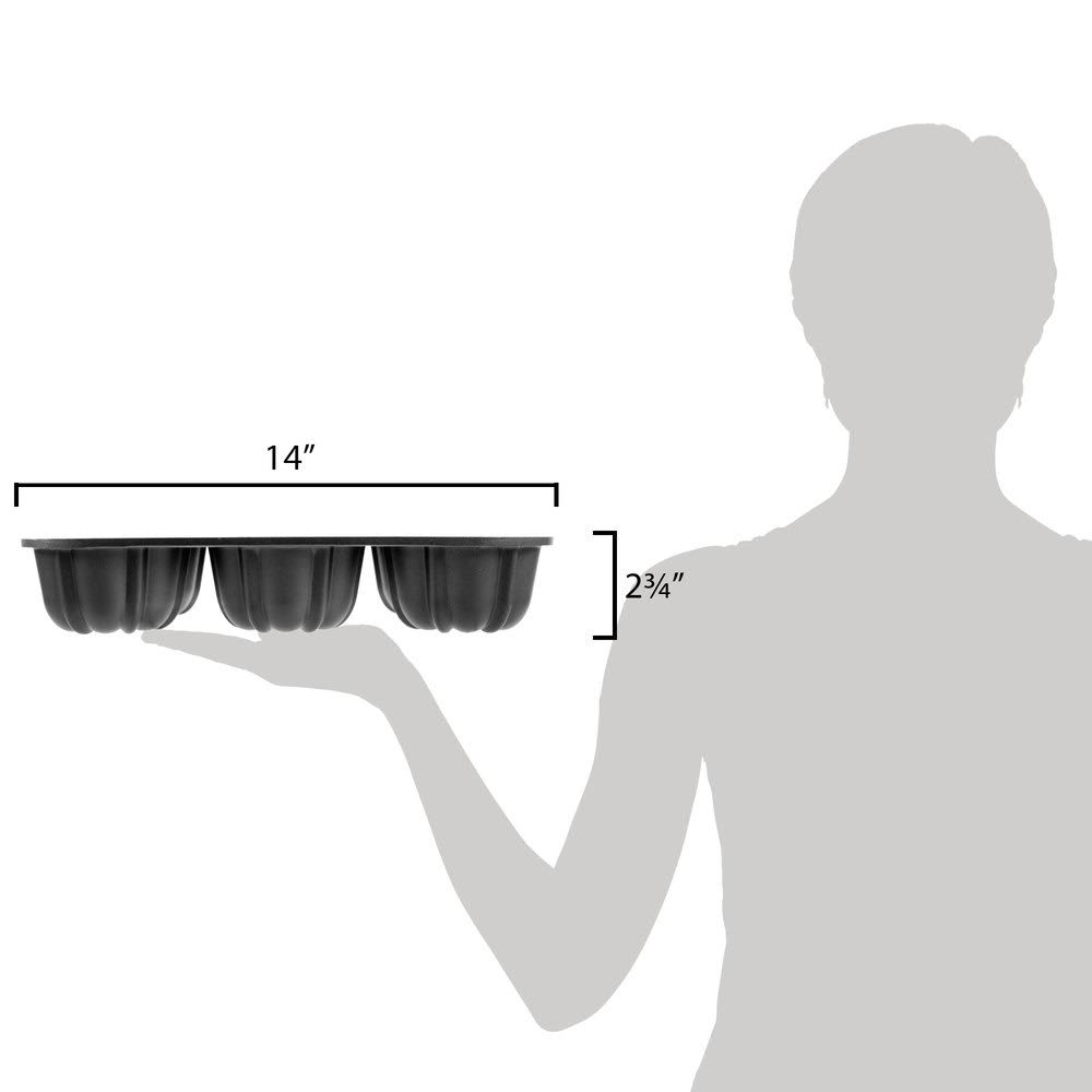 6-Cavity Bundt-lette Cake Pan K381