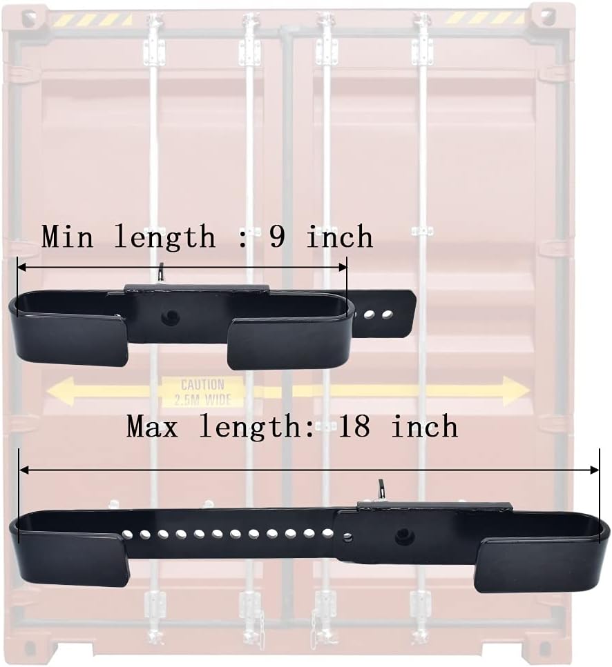 Steel Cargo Door Lock with 2 Tubular Keys P872152