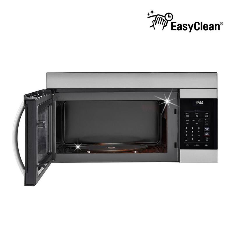 1.7 cu. ft. Stainless Steel Over-the-Range Microwave Oven T462