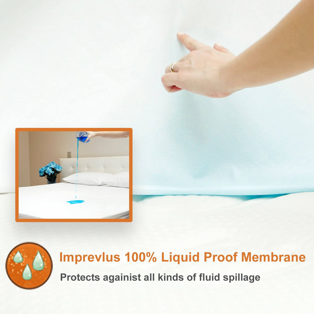 California King Bamboo Mattress Protector I137728