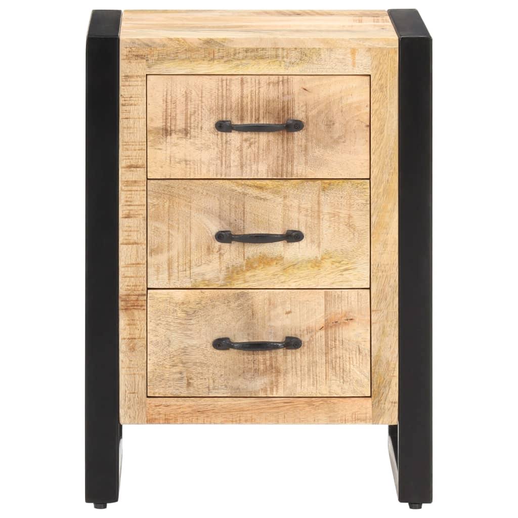 Solid Mango Wood Bedside Cabinet F688911