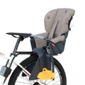 Gray Bicycle Rear Baby Seat Bike Carrier with Adjustable Seat Rest P8151