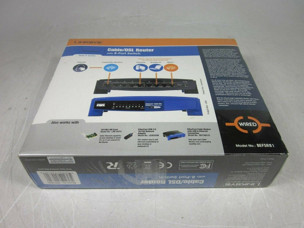 Cable/DSL Router with 8-Port Switch P41424