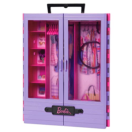 Fashionistas Ultimate Closet with Clothes (3 Outfits) & Fashion Accessories Including 6 Hangers F86926