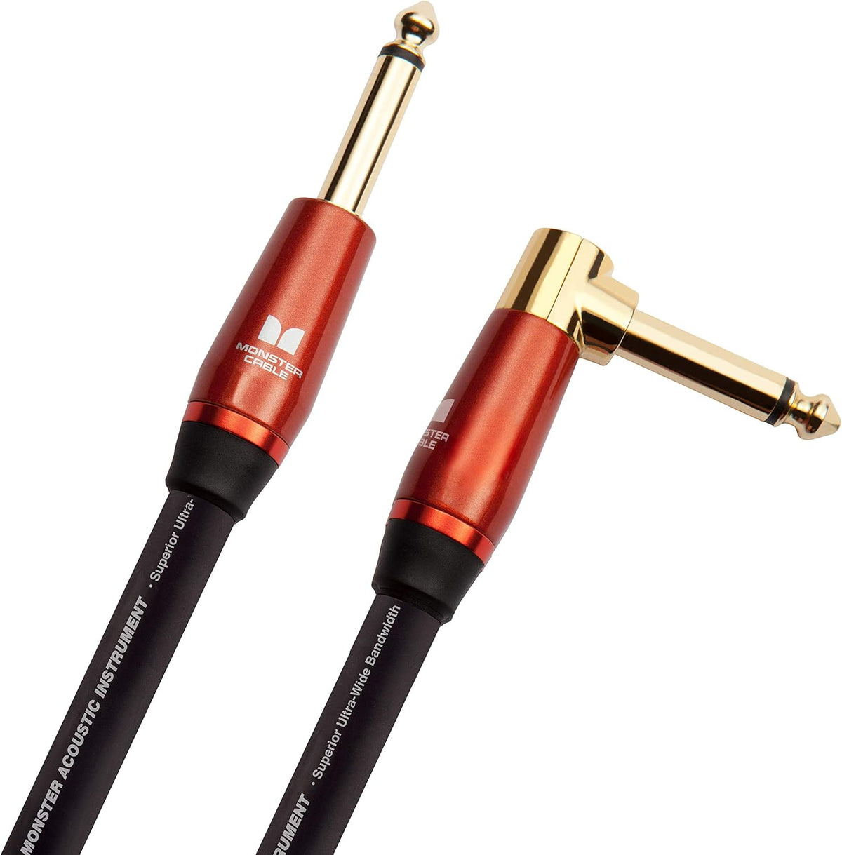 12 ft Right Angle to Straight Acoustic Instrument Cable K949144