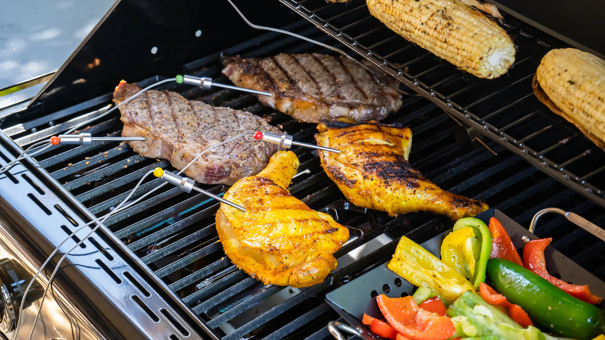 4-Burner Gas Grill with Side Burner W582