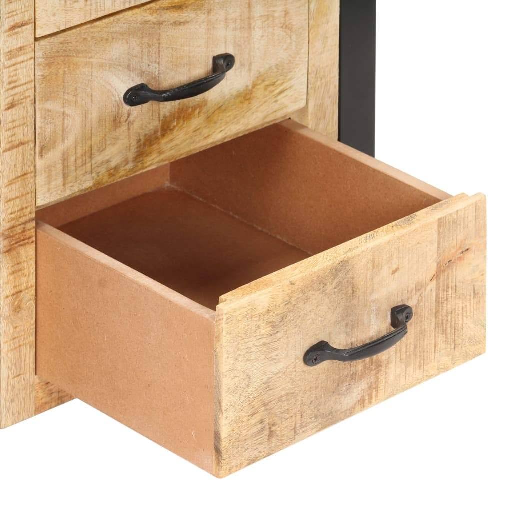 Solid Mango Wood Bedside Cabinet F688911