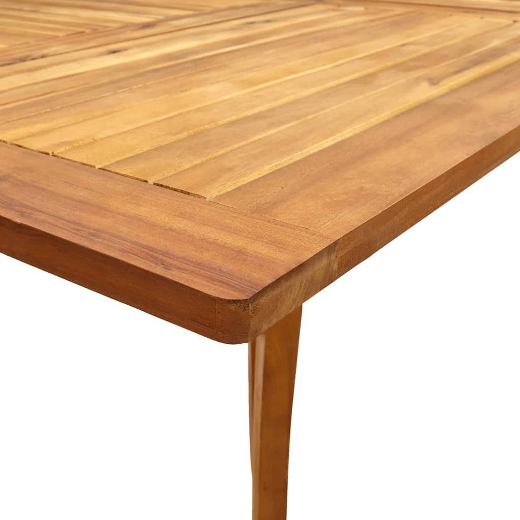 Solid Acacia Wood Garden Table L995791