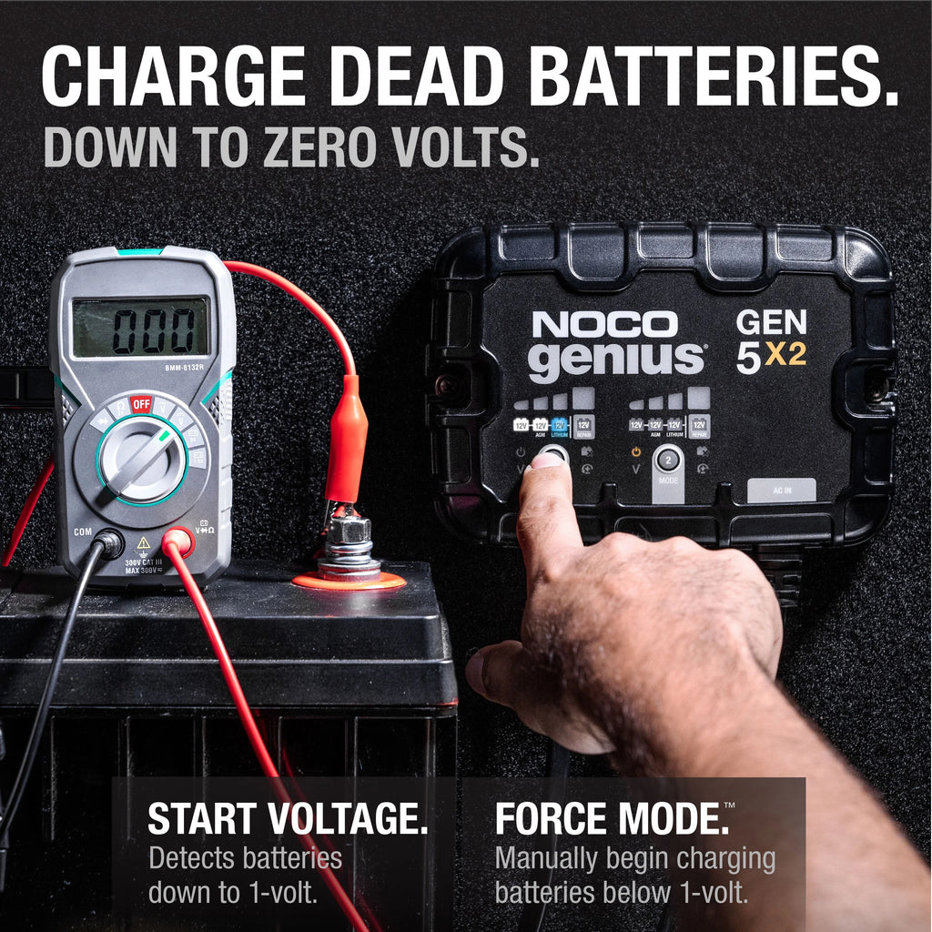 2-Bank 10A 12V Onboard Battery Charger L646874